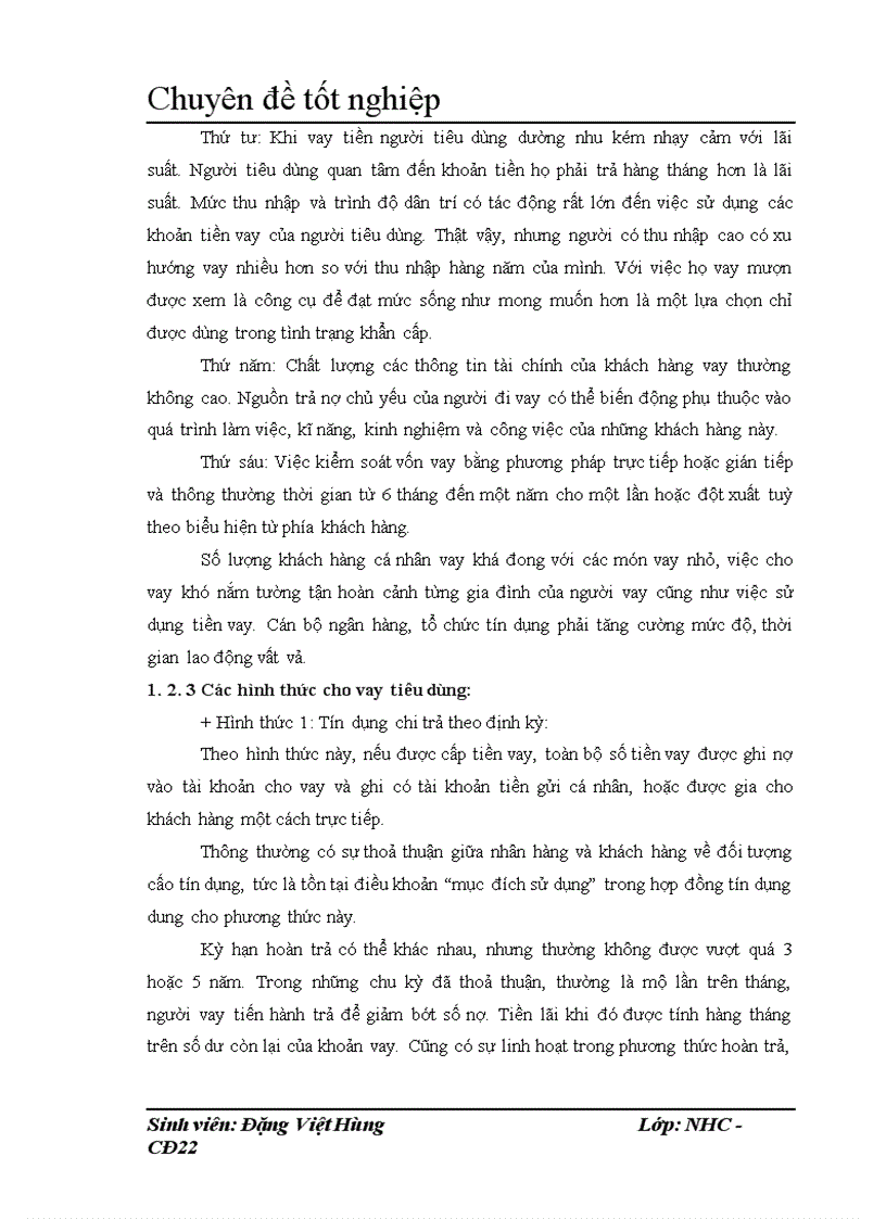 image for page Mở rộng cho vay tiêu dùng tại Ngân Hàng Công Thương Chi Nhánh Đống Đa 1