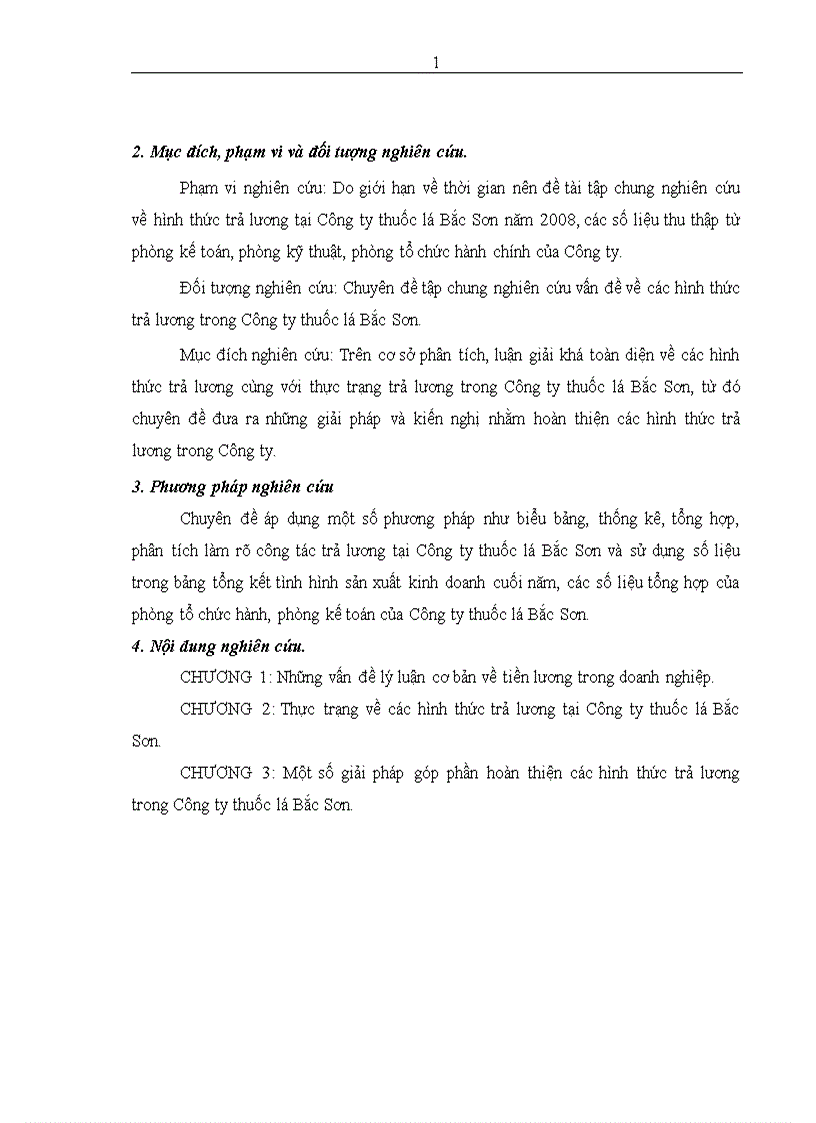 image for page Hoàn thiện các hình thức trả lương tại Công ty thuốc lá Bắc Sơn 1