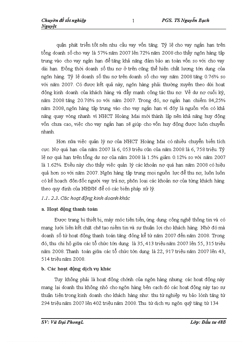 image for page Hoàn thiện công tác thẩm định tài chính dự án đầu tư vay vốn tại chi nhánh Ngân hàng công thương Hoàng Mai