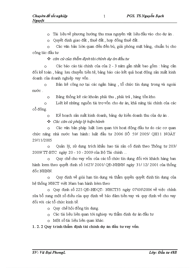 image for page Hoàn thiện công tác thẩm định tài chính dự án đầu tư vay vốn tại chi nhánh Ngân hàng công thương Hoàng Mai