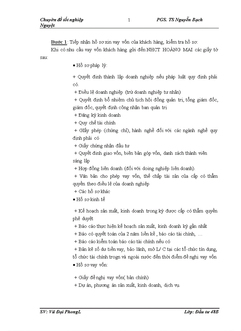 image for page Hoàn thiện công tác thẩm định tài chính dự án đầu tư vay vốn tại chi nhánh Ngân hàng công thương Hoàng Mai