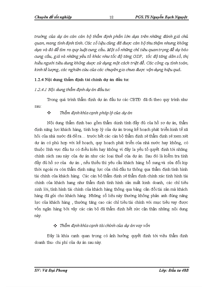 image for page Hoàn thiện công tác thẩm định tài chính dự án đầu tư vay vốn tại chi nhánh Ngân hàng công thương Hoàng Mai