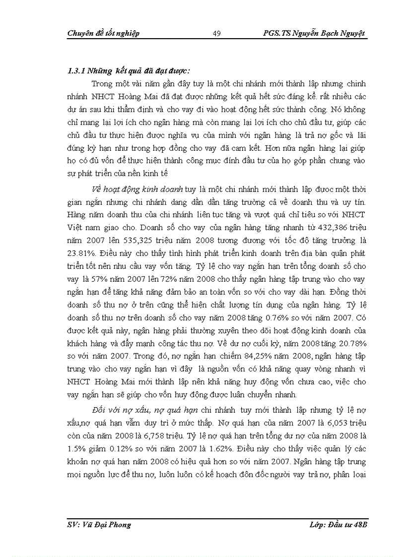 image for page Hoàn thiện công tác thẩm định tài chính dự án đầu tư vay vốn tại chi nhánh Ngân hàng công thương Hoàng Mai