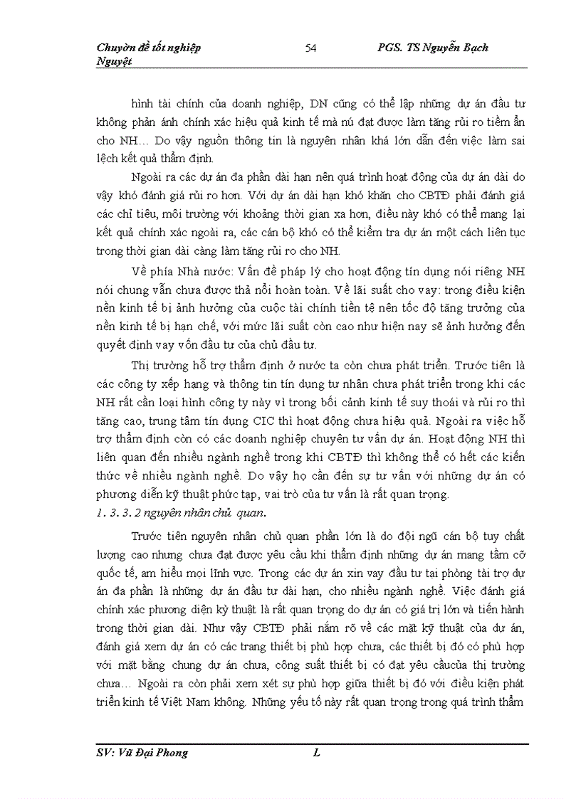 image for page Hoàn thiện công tác thẩm định tài chính dự án đầu tư vay vốn tại chi nhánh Ngân hàng công thương Hoàng Mai