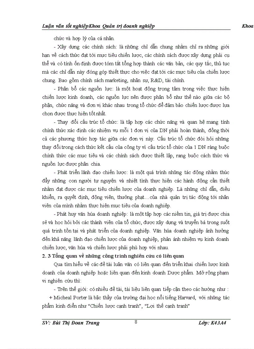 image for page Tăng cường hiệu lực tổ chức triển khai chiến lược kinh doanh Dược phẩm của Công ty TNHH một thành viênDược phẩm Trung Ương 1 1