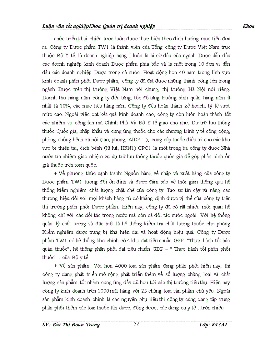 image for page Tăng cường hiệu lực tổ chức triển khai chiến lược kinh doanh Dược phẩm của Công ty TNHH một thành viênDược phẩm Trung Ương 1 1