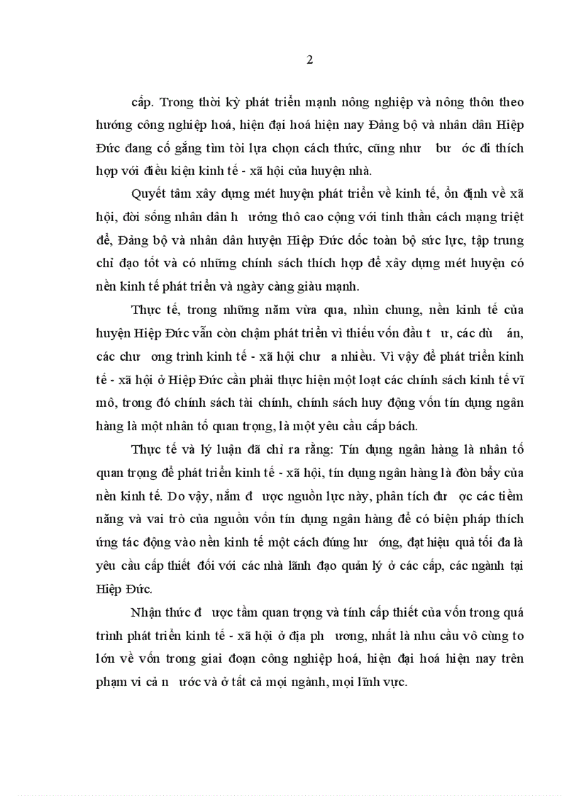 image for page Tín dụng của ngân hàng nông nghiệp và phát triển nông thôn với phát triển kinh tế xã hội ở huyện Hiệp Đức Quảng Nam