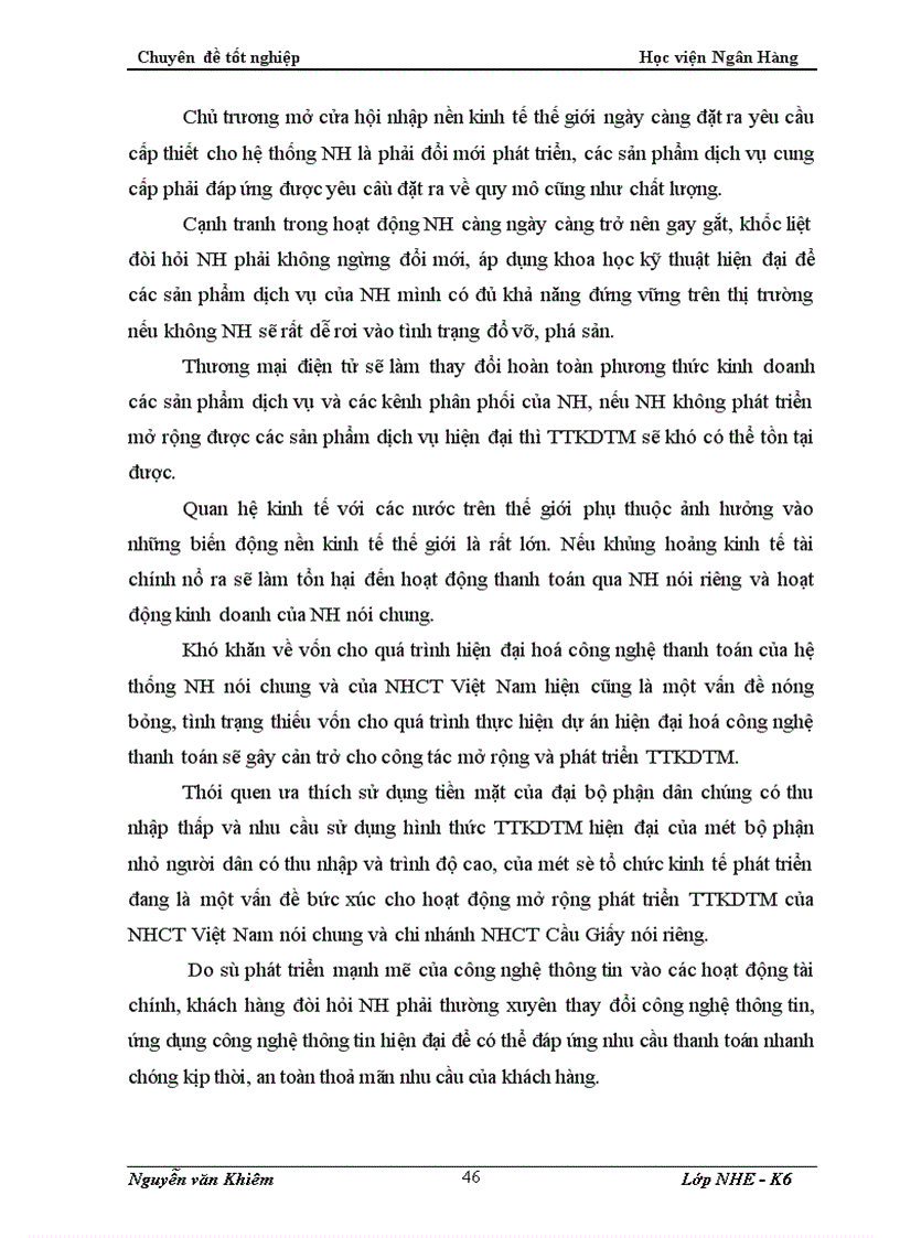 image for page Một số giải pháp nhằm mở rộng và phát triển hoạt động thanh toán không dùng tiền mặt tại chi nhánh NHCT Cầu Giấy