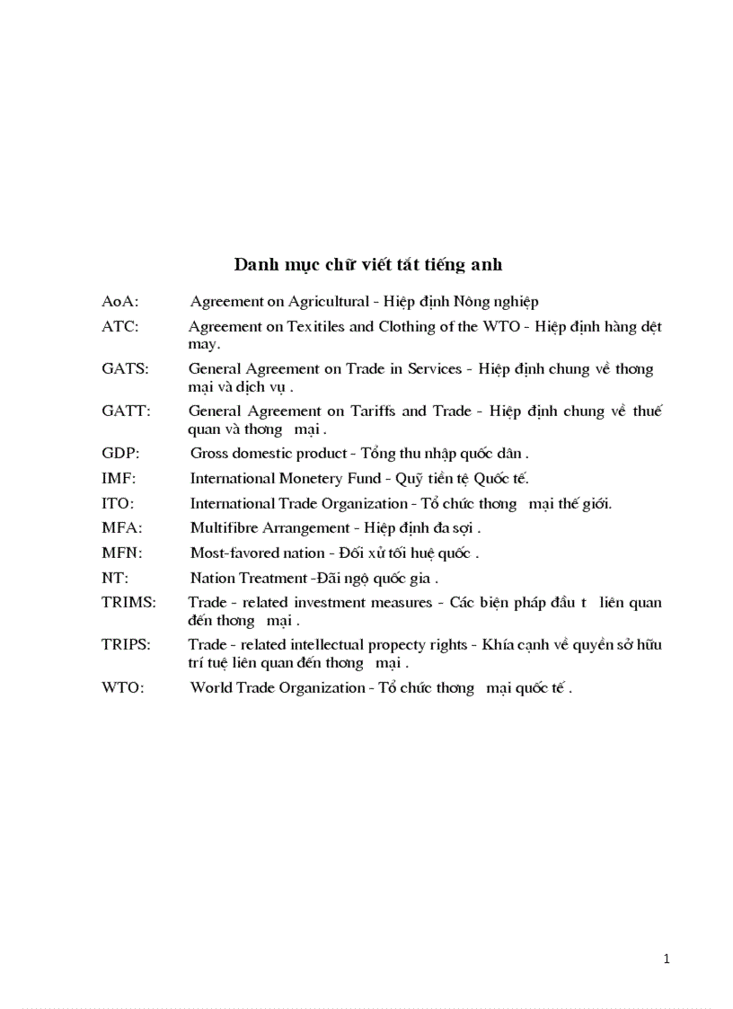 image for page Tác động của WTO đến các nước đang phát triển