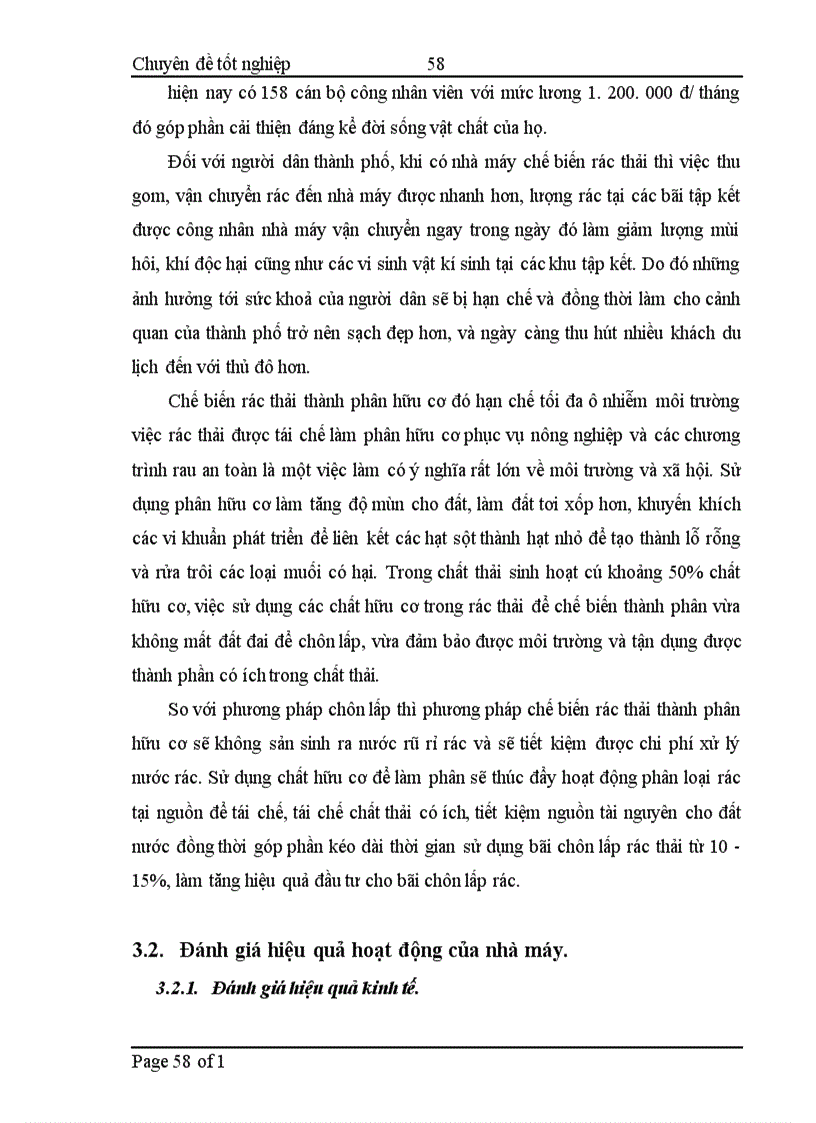image for page Đánh giá hiệu quả hoạt động của nhà máy xử lý rác thải sinh hoạt làm phân bón hữu cơ Cầu Diễn Hà Nội 1