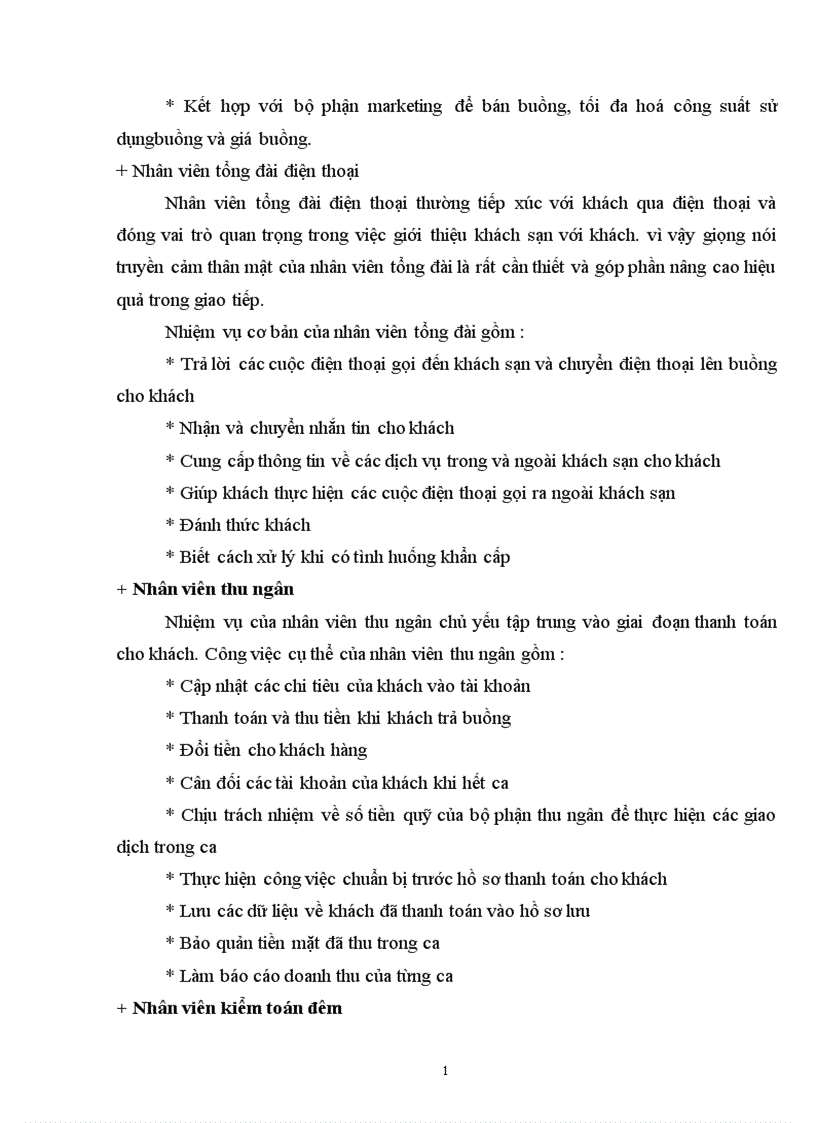 image for page Thực trạng về quản trị nhân sự tại khách sạn vườn thủ đô