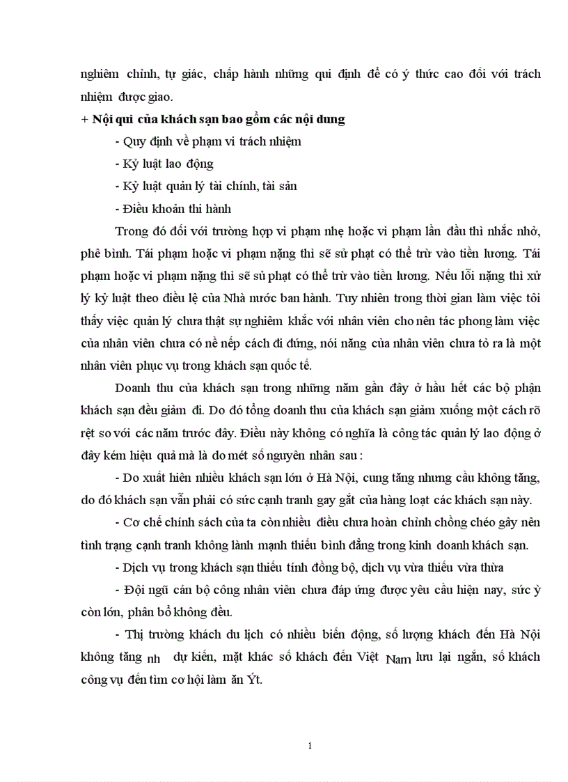 image for page Thực trạng về quản trị nhân sự tại khách sạn vườn thủ đô