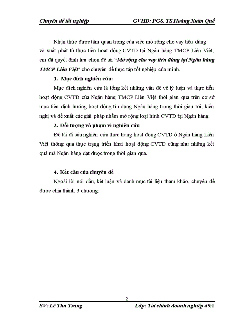 image for page Mở rộng cho vay tiêu dùng tại Ngân hàng TMCP Liên Việt