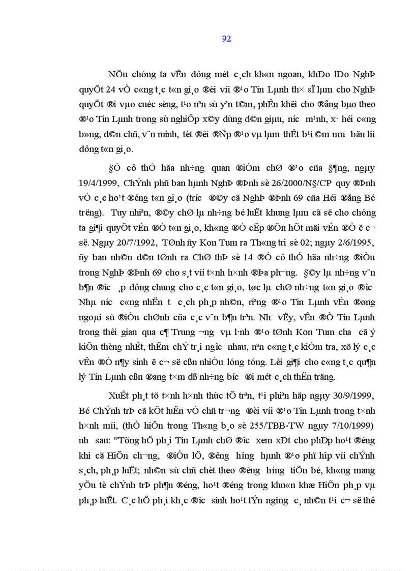 image for page Sự phục hồi phát triển đạo Tin Lành ở địa bàn tỉnh Kon Tum từ năm 1986 đến nay Thực trạng và giải pháp 1