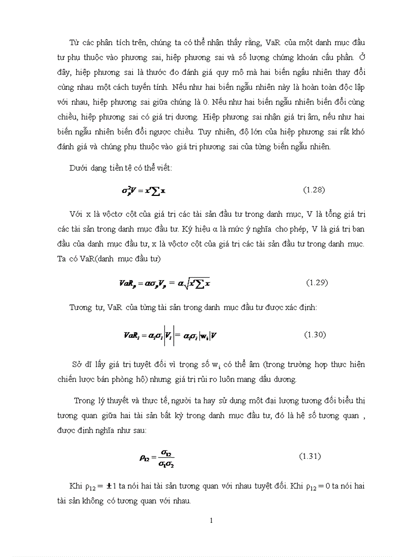 image for page Ứng dụng phương pháp xác định giá trị rủi ro VaR trong phân tích và quản trị rủi ro các dự án đầu tư ngành thép tại Ngân hàng Agribank chi nhánh tỉnh Hải Dương 1