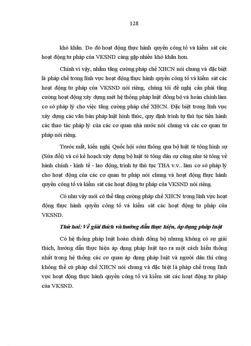 image for page Tăng cường pháp chế XHCN trong hoạt động thực hành quyền công tố và kiểm sát các hoạt động tư pháp của Viện kiểm sát nhân dân thành phố Hà Nội