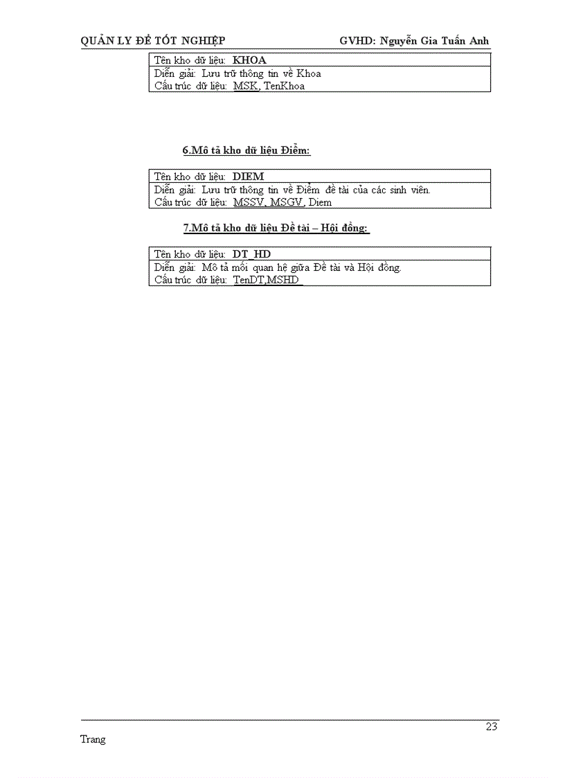 image for page Phân tích và thiết kế hệ thống Quản lý đề tài tốt nghiệp