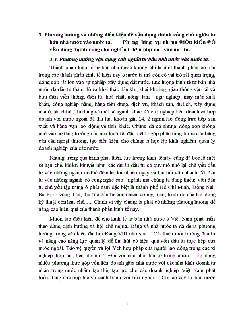 image for page Sự vận dụng lý luận của Lê nin về chủ nghĩa tư bản nhà nước vào nước ta hiện nay 1