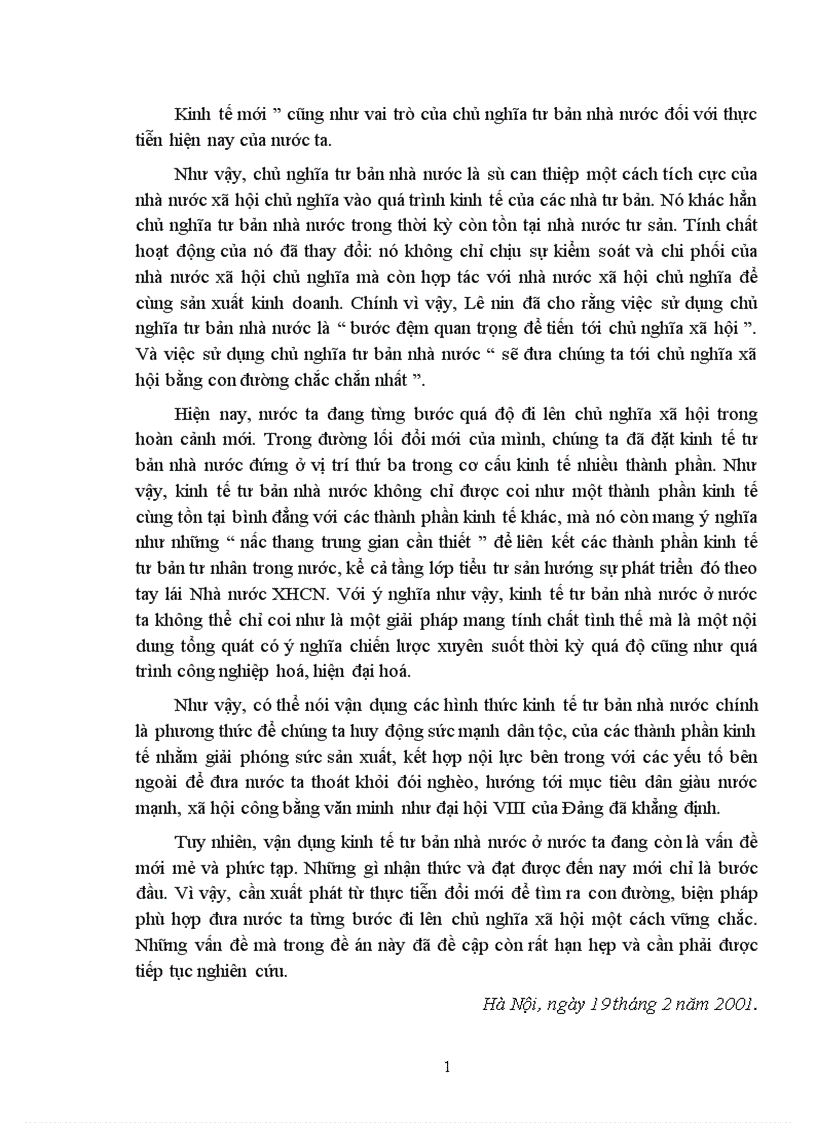 image for page Sự vận dụng lý luận của Lê nin về chủ nghĩa tư bản nhà nước vào nước ta hiện nay 1