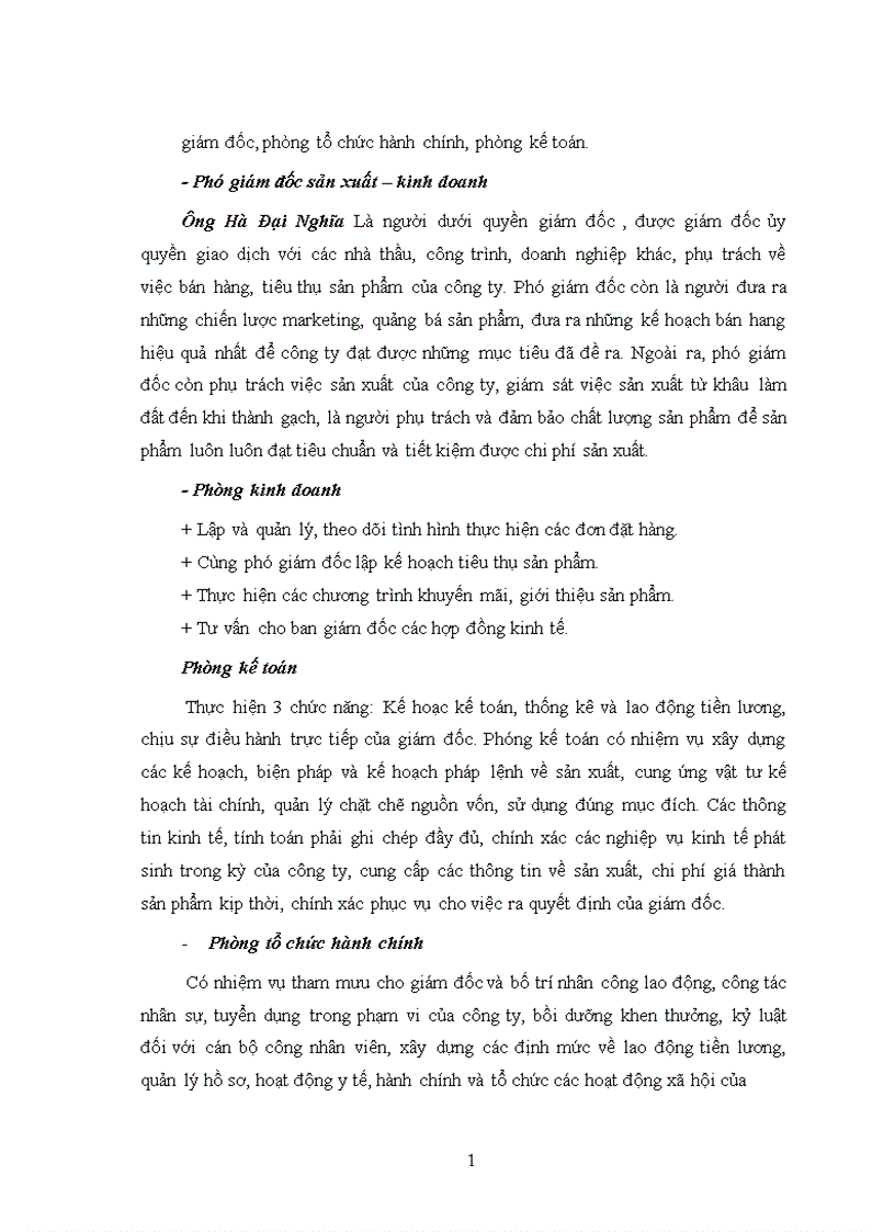 image for page Báo cáo tổng hợp tại công ty cổ phần vật liệu xây dựng Tân Sơn 1