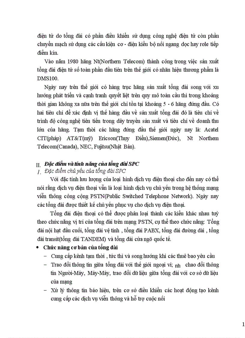 image for page Khai thác tổng quan về tổng đài ALCATEL 1000 E10