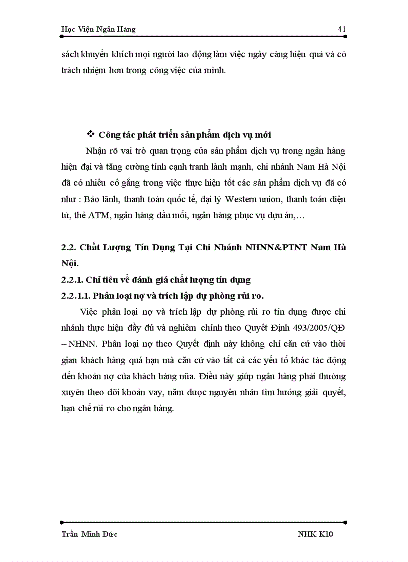 image for page Giải pháp nâng cao chất lượng tín dụng tại chi nhánh Nam Hà Nội Ngân hàng nông nghiệp và phát triển nông thôn 1