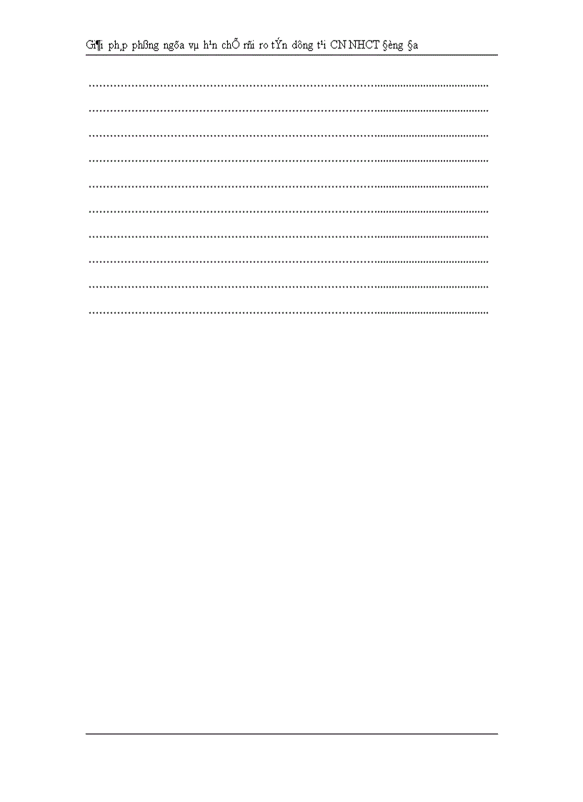 image for page Giải pháp hạn chế rủi ro tín dụng tại Chi nhánh Ngân hàng Công Thương khu vực Đống Đa 1