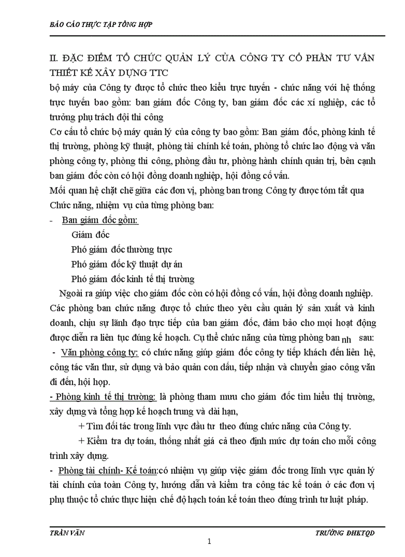 image for page Đánh giá chung về công tác kế toán tại Công ty cổ phần tư vấn thiết kế xây dựng TTC 1