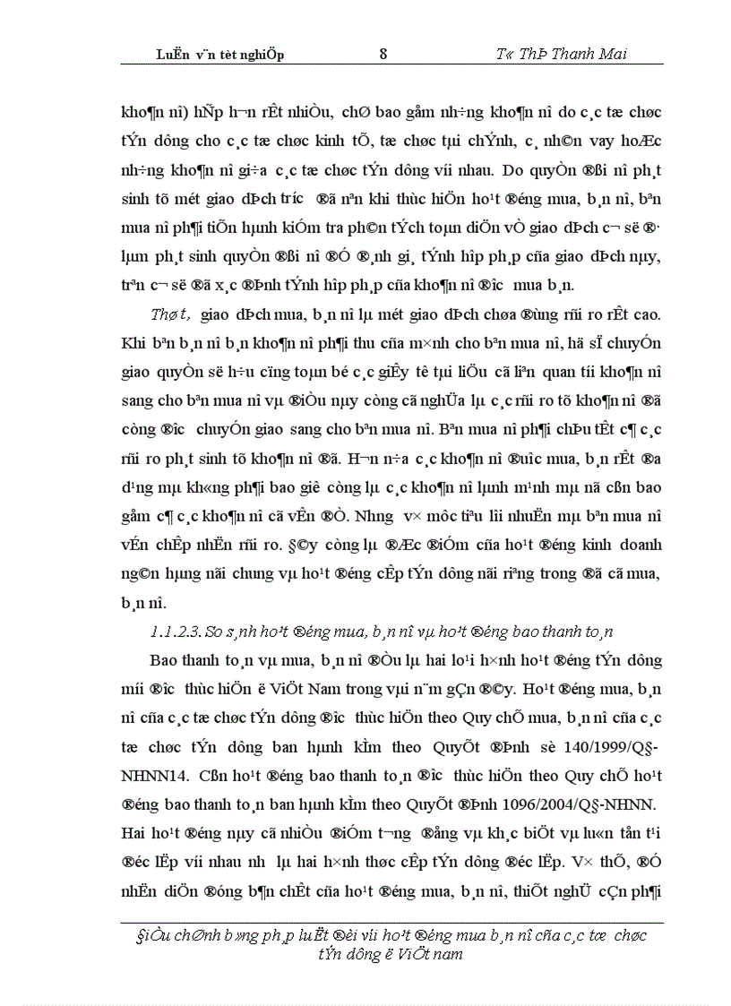 image for page Điều chỉnh bằng pháp luật đối với hoạt động mua bán nợ của các tổ chức tín dụng ở Việt Nam