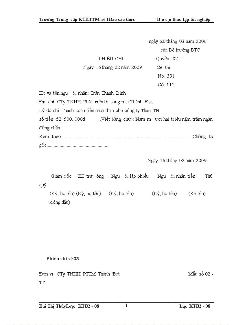 image for page Báo Cáo Thực Tập Tổng Hợp tại công ty TNHH Phát Triển Thành Đạt