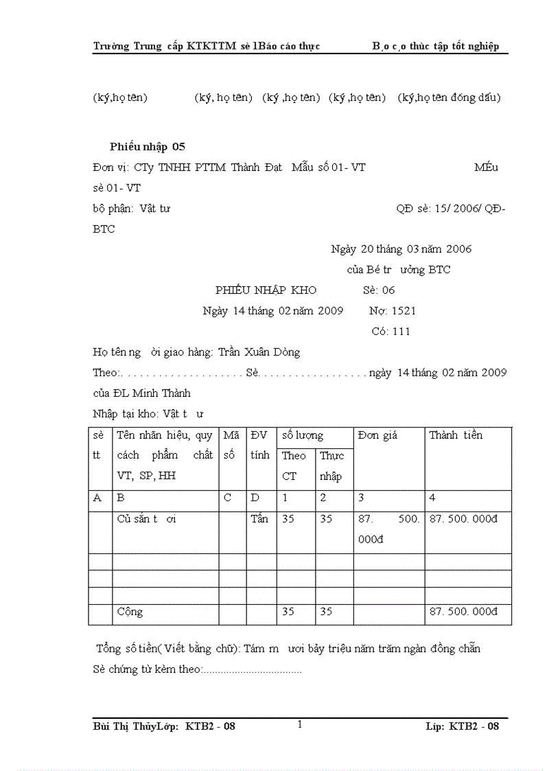 image for page Báo Cáo Thực Tập Tổng Hợp tại công ty TNHH Phát Triển Thành Đạt