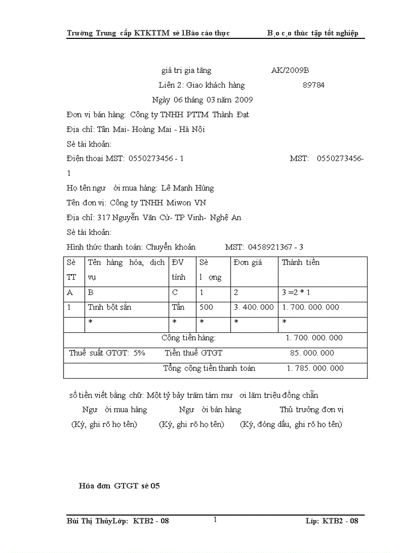 image for page Báo Cáo Thực Tập Tổng Hợp tại công ty TNHH Phát Triển Thành Đạt