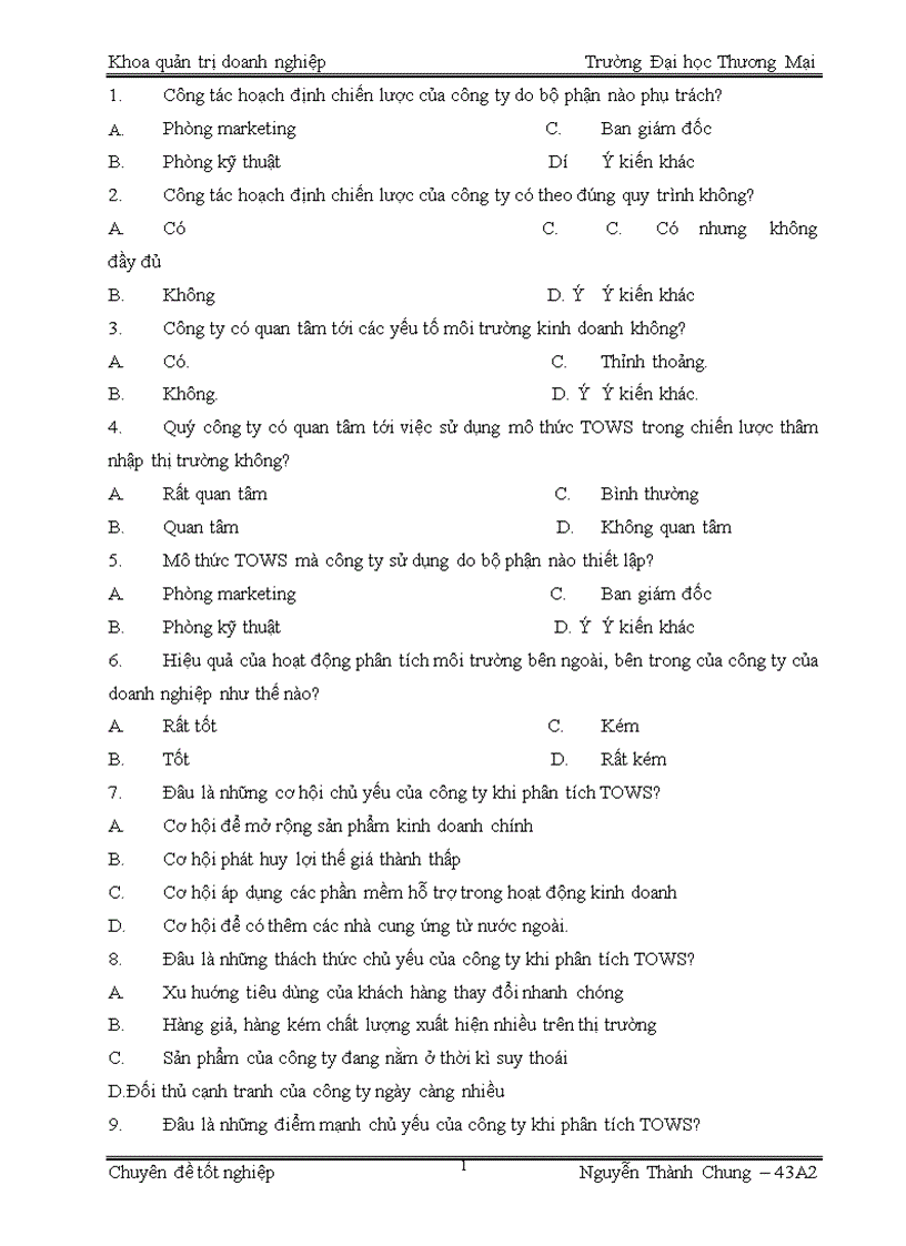 image for page Báo cáo thực tập tổng hợp Phân tích TOWS chiến lược thâm nhập thị trường Hà Nội sản phẩm thiết bị tin học văn phòng của công ty TNHH vận tải và thương mại Tân Đạt