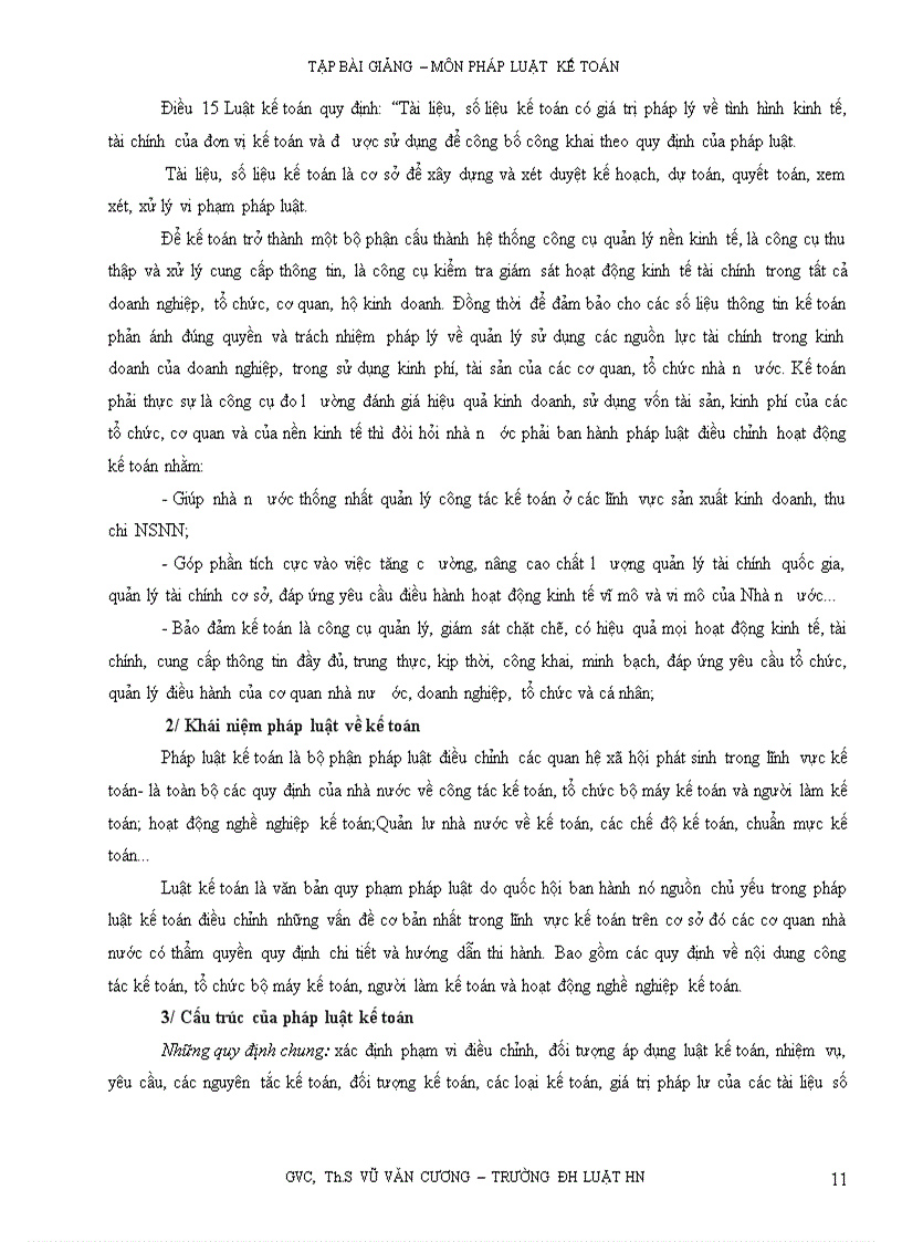 image for page Tập bài giảng môn pháp luật kế toán