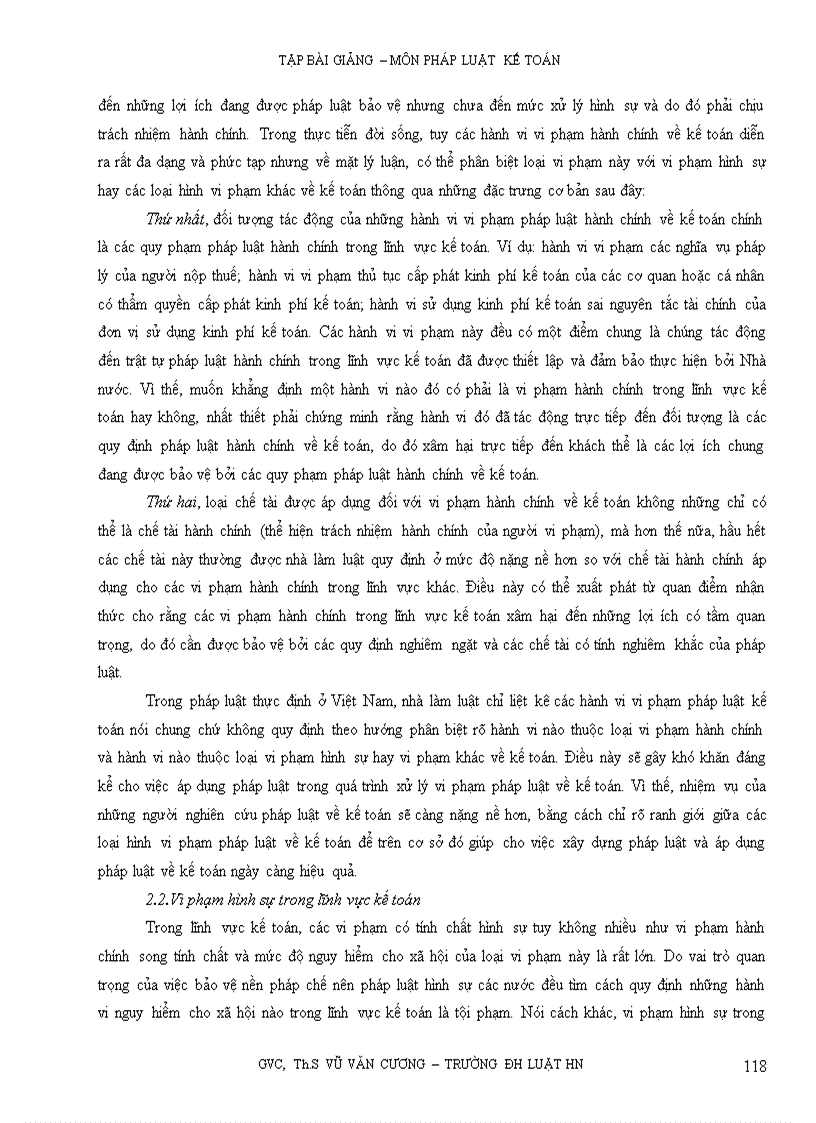 image for page Tập bài giảng môn pháp luật kế toán