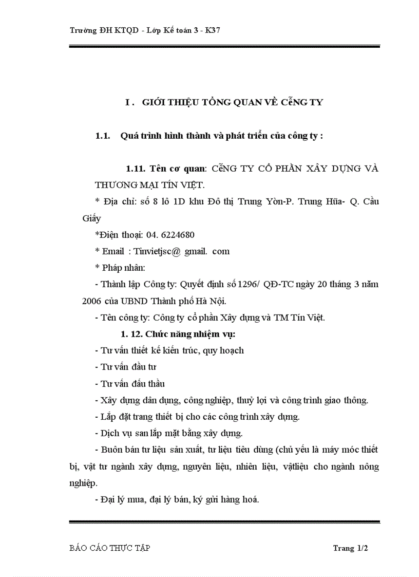 image for page Tổ chức bộ máy kế toán của Công ty