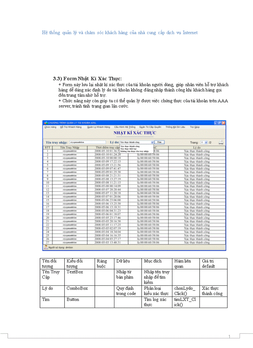 image for page Hệ thống quản lý và chăm sóc khách hàng của nhà cung cấp dịch vụ Internet 1