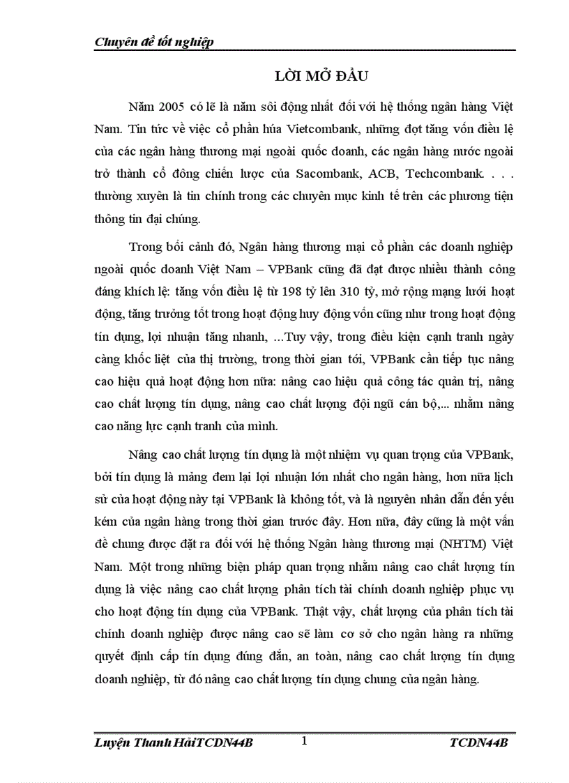 image for page Nâng cao chất lượng phân tích tài chính doanh nghiệp trong hoạt động tín dụng tại Ngân hàng thương mại cổ phần các doanh nghiệp ngoài quốc doanh Việt Nam VPBank 1