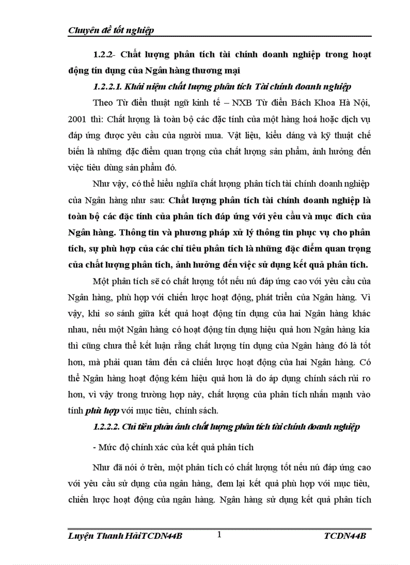 image for page Nâng cao chất lượng phân tích tài chính doanh nghiệp trong hoạt động tín dụng tại Ngân hàng thương mại cổ phần các doanh nghiệp ngoài quốc doanh Việt Nam VPBank 1