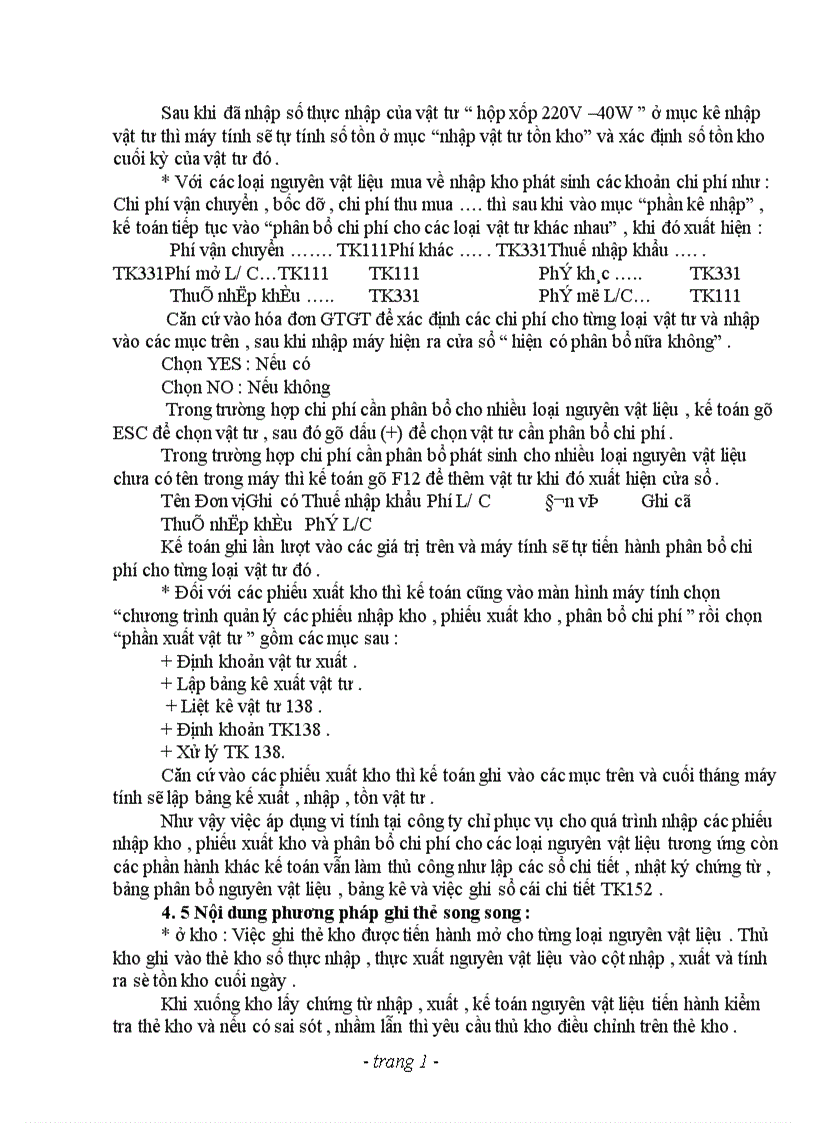 image for page Thực trạng tổ chức công tác kế toán nguyên vật liệu tại Công ty cổ phần bóng đèn phích nước Rạng Đông