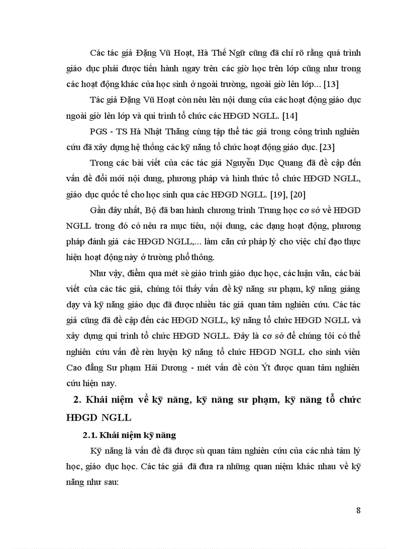 image for page Một số biện pháp rèn luyện kỹ năng tổ chức HĐGD NGLL cho sinh viên Cao đẳng sư phạm Hải Dương 1