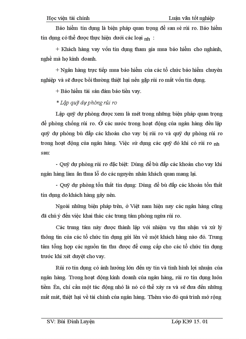 image for page Những giải pháp phòng ngừa và hạn chế rủi ro tín dụng tại Chi nhánh Ngân hàng ngoại thương Vinh