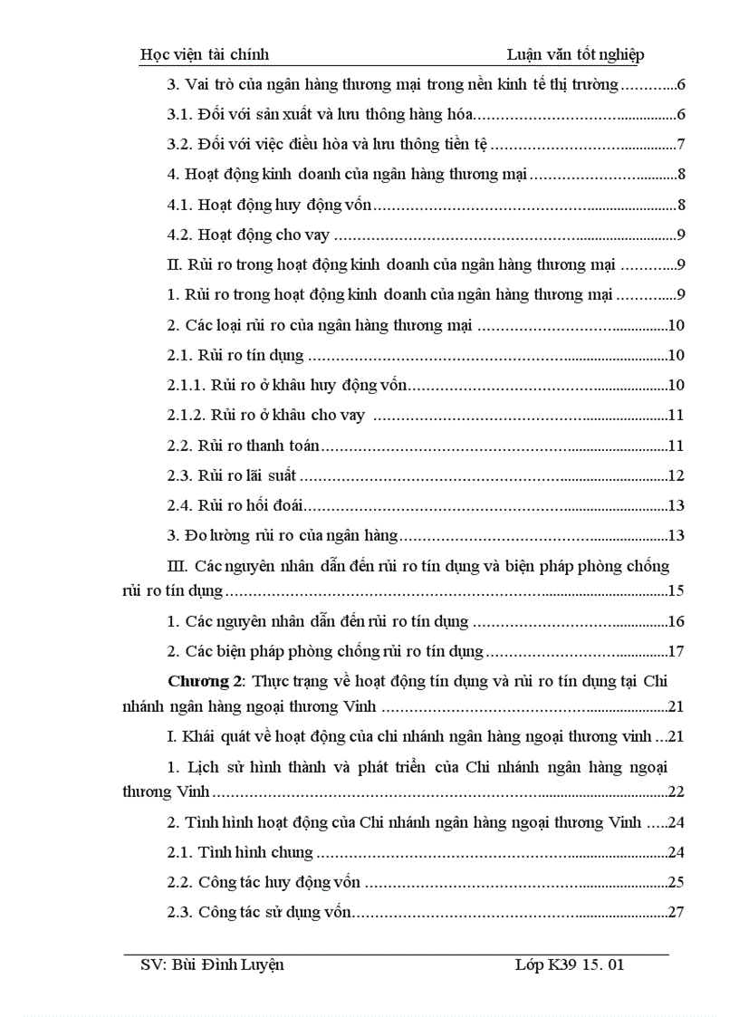 image for page Những giải pháp phòng ngừa và hạn chế rủi ro tín dụng tại Chi nhánh Ngân hàng ngoại thương Vinh