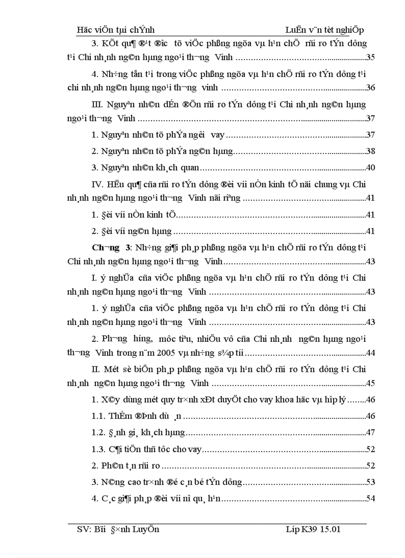image for page Những giải pháp phòng ngừa và hạn chế rủi ro tín dụng tại Chi nhánh Ngân hàng ngoại thương Vinh