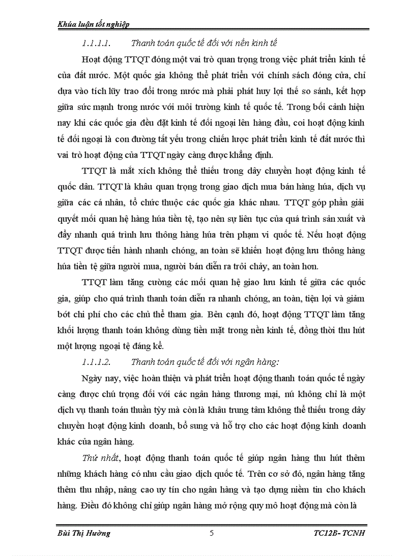 image for page Giải pháp nâng cao chất lượng thanh toán quốc tế tại chi nhánh Ngân hàng công thương Thanh Xuân 1