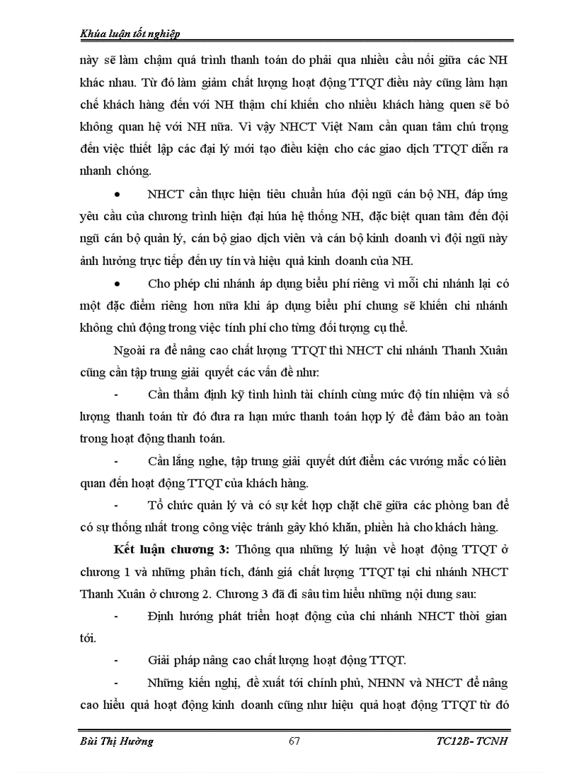 image for page Giải pháp nâng cao chất lượng thanh toán quốc tế tại chi nhánh Ngân hàng công thương Thanh Xuân 1