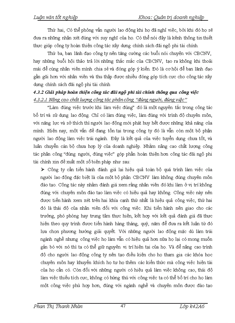 image for page Hoàn thiện công tác đãi ngộ phi tài chính tại công ty Cổ phần Bưu chính Viettel 1