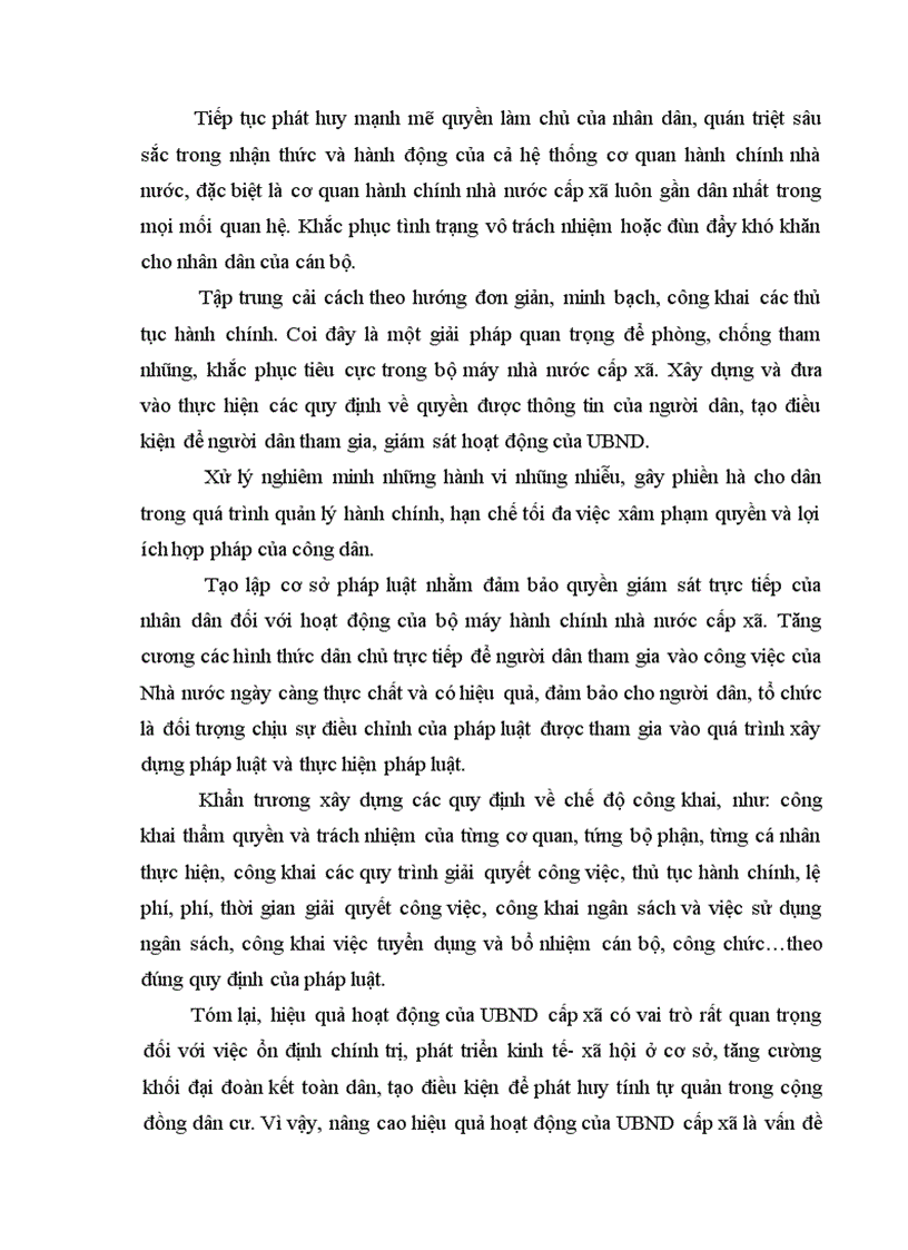 image for page Nâng cao hiệu qủa hoạt động của Uỷ ban nhân dân cấp xã ở nước ta trong giai đoạn hiện nay
