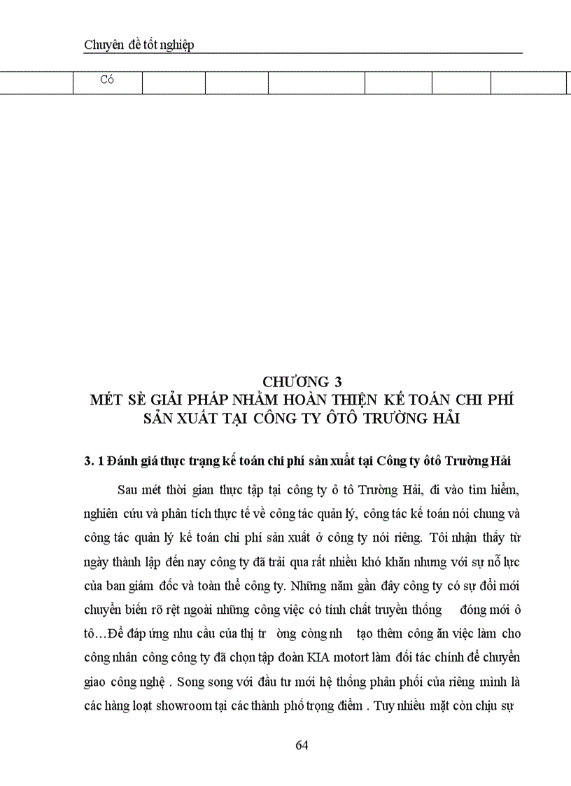 image for page Hoàn thiện phương pháp kế toán chi phí sản xuất tại công ty ôtô Tsrường Hải trong điều kiện vận dụng hệ thống chuẩn mực kế toán