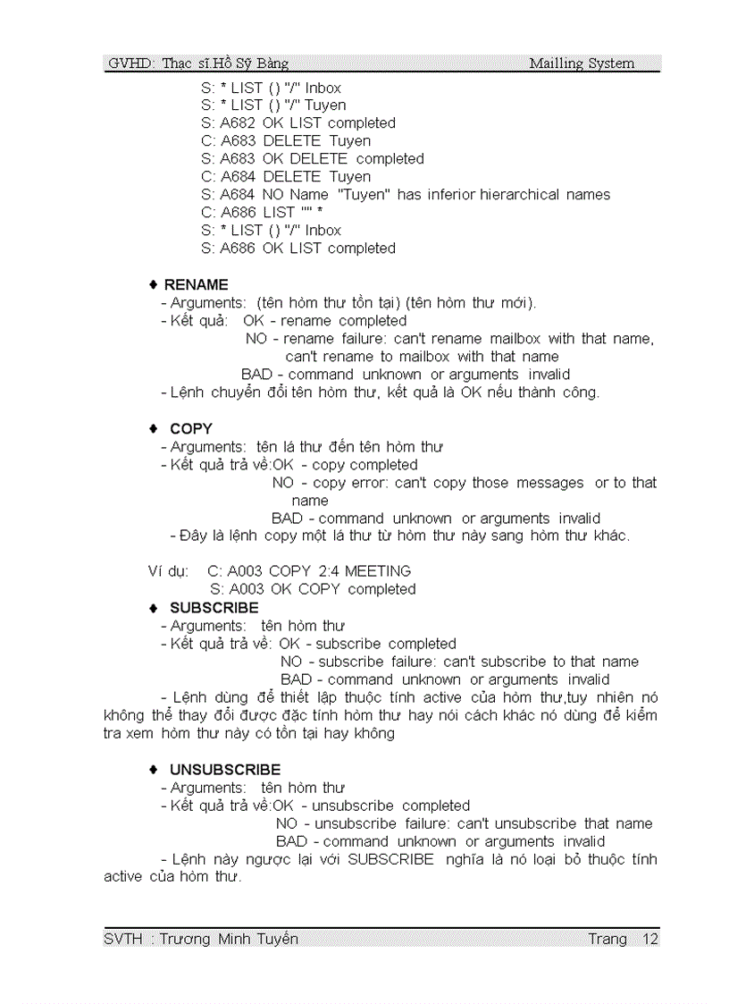 image for page Tổng quan về email và các giao thức mail